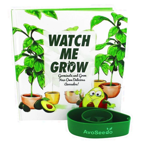 AvoSeedo Avocado Plant Kit – Kids Grow Your Own Avocado, Watch Me Grow Kit, Family Project Kit, Grow Avocado, Great For Kids And Adults, Watch Me Grow Book Included