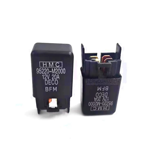 Qrcamule 2PCS for Deco 95220-M2000 Automotive Relay 12VDC 20A 4Pins