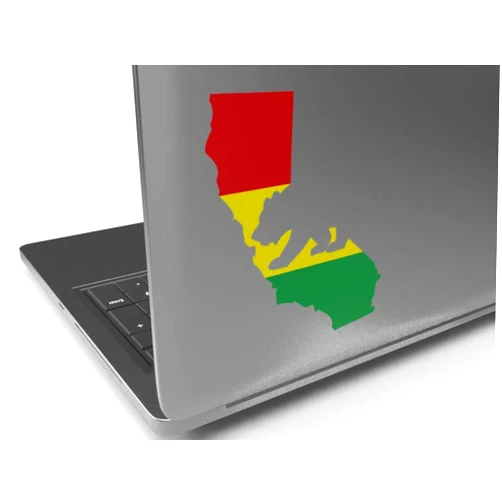 Darknalia Cali Bear Rasta Sticker Decal California [for Cars Trucks Laptop Vans Vanlife Drifter Traveler rv] 7