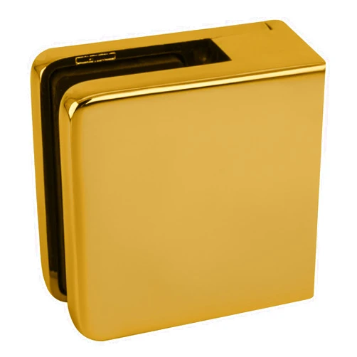 CR Laurence C.R. LAURENCE Z810BR CRL Brass Z-Series Square Type Flat Base Zinc Clamp for 3/8