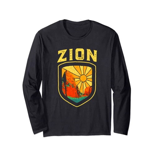 The Outpost Project Zion National Park Utah Long Sleeve Shirt - Retro Vintage