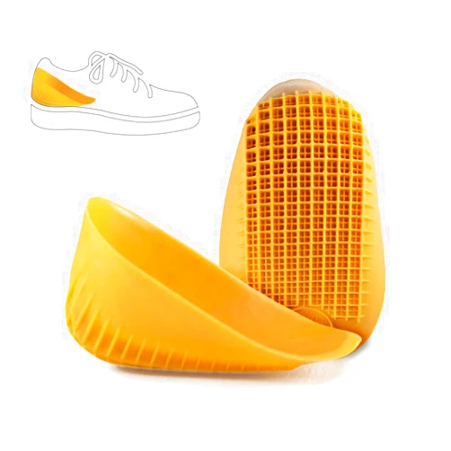Tuli's Classic Heel Cups, Yellow, For Heel Pain & Plantar Fasciitis (Regular, Under 175lbs)