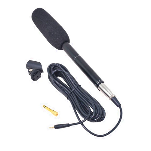 Ruittos Bestshoot Condenser Interview Microphone Photography Shotgun Mic for Video Camcorders DSLR DV Camcorder 11 inches/27cm Camera Microphone with Metal Holder, Anti-Wind Foam Cap XLR Cable