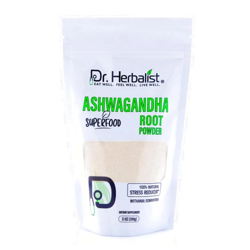 Dr. HERBALIST: Eat Well. Feel Well. Live Well. Dr. Herbalist-(200g/7.05oz) Ashwagandha Root Powder(withania somanifera), 100% Pure Organic Indian Ashwagandha Adaptogenic Herbs, Ashwagandha Root Extract Supplement