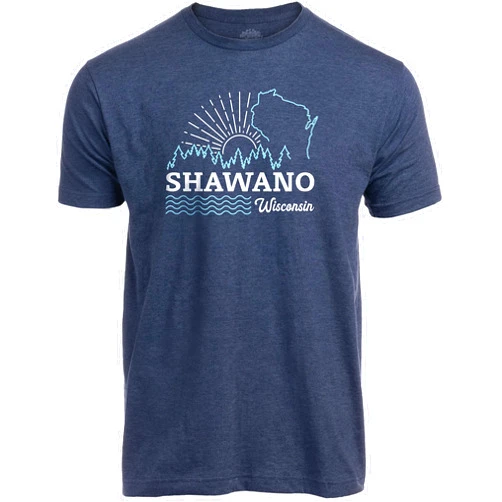 Ann Arbor T-shirt Co. Cities and Sites of Wisconsin - Midwest WI State Pride T-Shirt for Men Women