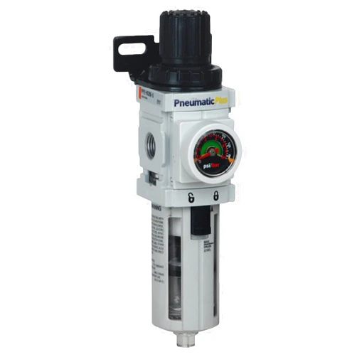 PneumaticPlus PPP2-N02BG Miniature Air Filter Regulator Piggyback Combo 1/4
