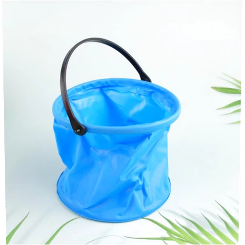 ASEANAO Collapsible Water Bucket, Collapsible Bucket with Handle, Collapsible Water Bucket for Camping,Outdoor,Fishing,Cleaning