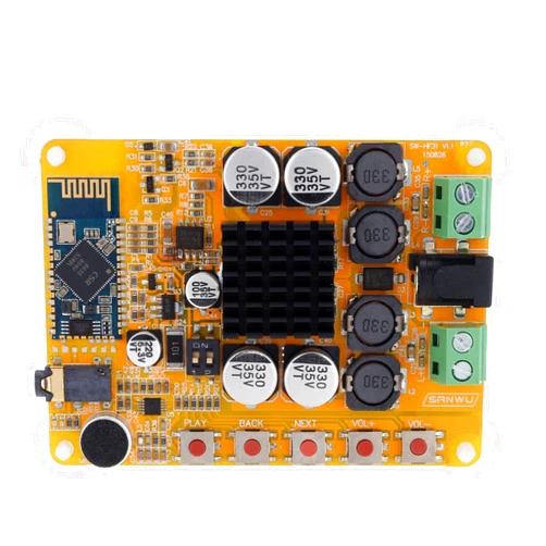 Irfora TDA7492 Wireless BT 4.0 2 * 50W 2-Channel Audio Receiver Stereo Digital Power Amplifier Board Module