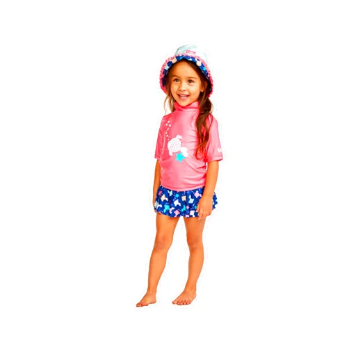 UV SKINZ UPF 50+ Girls' 3-Piece Swim Set