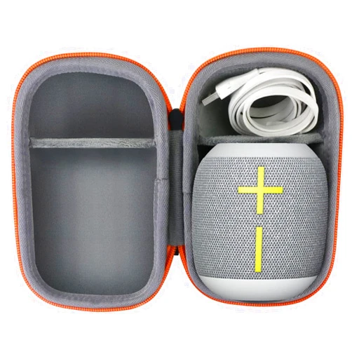 co2CREA Hard Travel Case Replacement for Ultimate Ears WONDERBOOM 4 WONDERBOOM Play WONDERBOOM 3 WONDERBOOM 2 Small Portable Wireless Bluetooth Speaker (Crushed Ice Grey Case)