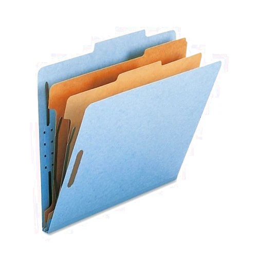Nature Saver SP17205 Classification Folders, 2-Inch Exp, 2 Dvdrs,Letter,10/BX,BE