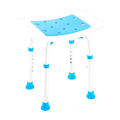 HEALTH LINE MASSAGE PRODUCTS FSA/HSA Eligible Shower Stool 350lbs Bath Seat Chair, Tool-Free Assembly Height Adjustable Bath Bench with Padded Seat for Seniors, Elderly, Disabled, Handicap by Health Line Massage Products