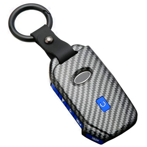 Horande Key Fob Cover Case with Silicone Buttons fit for Kia Cerato Forte Sorento Soul Sportage Ceed Niro Seltos Telluride K5