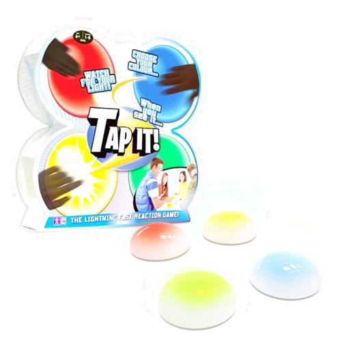 Fotorama Tap It Wireless Ultra High-Tech Pod , 4 Fun Games in One, Develop Hand-Eye Coordination, Agility, and Memory, Up to 8 Players, for Ages 6 and Up , White