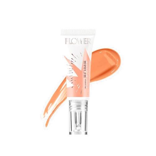 FLOWER Beauty By Drew Barrymore Liquid Blush Makeup Bomb Color Drops -Silky Lightweight Formula + Gel Cream Blush for Cheeks - Radiant + Glossy Finish - Buildable + Lightweight Formula - (Nectar)