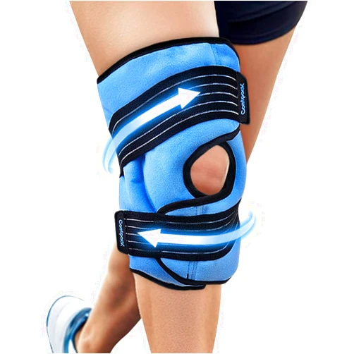 Comfpack Knee Ice Pack Wrap for Pain Relief - Hot & Cold Therapy Brace with Compression Support for Men & Women, Meniscus Tear, Arthritis, Patella, ACL, Post-Surgery Recovery