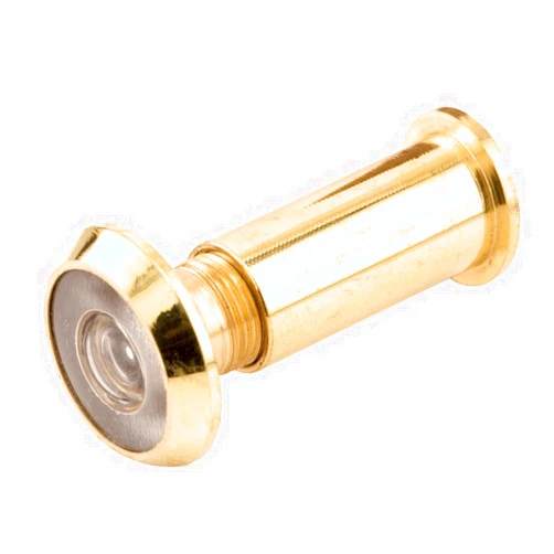 Prime-Line S 4020 Solid Brass 9/16 In. Bore 180 Degree Door Viewer (Single Pack)