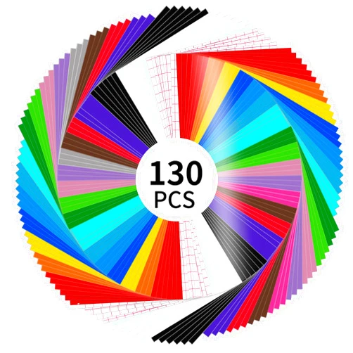 Lya Vinyl Permanent Vinyl for Cricut - 130 Pack 12 