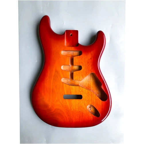 Generic DIY Electric Guitar Body Blank replacement Mahogany Glossy Painting For Strat Jackson Electric Guitar Body Unfinished(SSS)