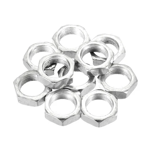 PATIKIL M20 x 1.5 Steel Hex Nuts, 10 Pack Metric Thread Zinc Plated Finished Hardware Nuts Screw Bolt Fasteners 9mm Height