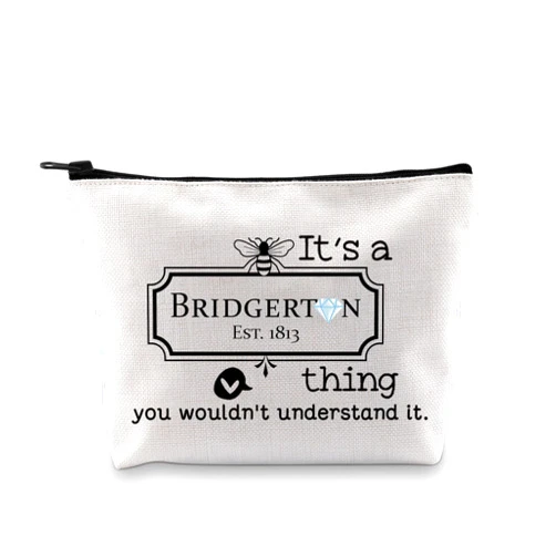 GJTIM TV Show Inspired Makeup Bag Zipper Pouch TV Show Fans Gift Toiletry Travel Bag (It's a Bridger Thing)