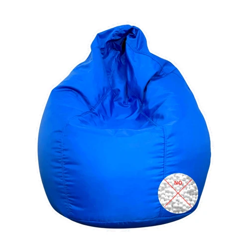 Dojo Teardrop Bean Bag Chair (Cover Only) - Plush Ultra Soft Giant Bean Bag for Adults, Teens - Double Stitched, Easy to Clean (Oxford Blue, Cover Only (No Filler))