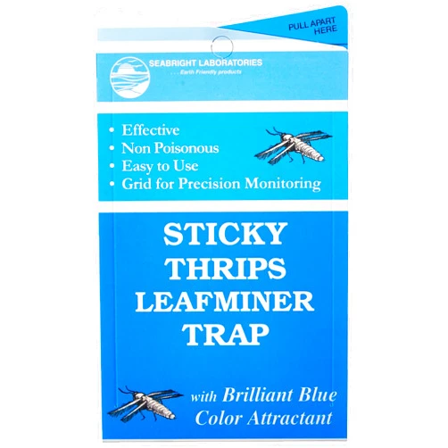 Hydrofarm Seabright HGSLTLT Sticky Thrip Leafminer Trap, Pack of 5