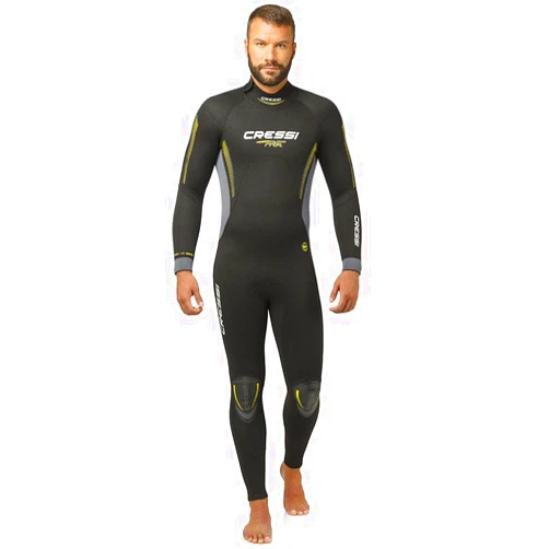 Cressi Men's Full Neoprene Wetsuit Back-Zip for Scuba Diving & Water Activities - Fast 5mm: Designed in Italy