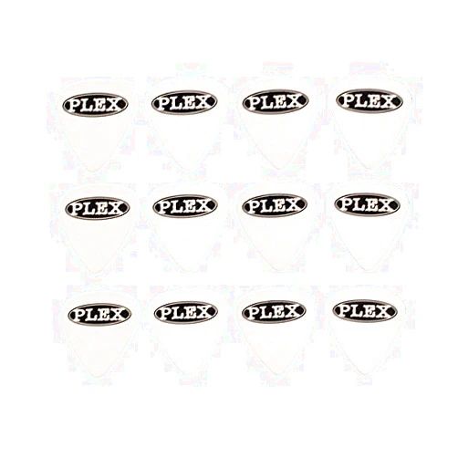 Cleartone Everly Star Picks 351 Shape Delrin Guitar Picks .73mm 12 Pack Plex White