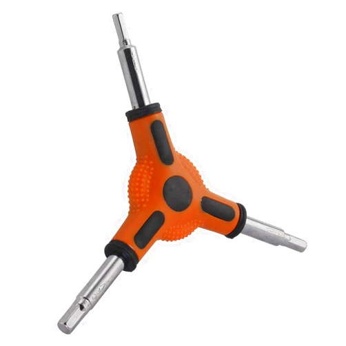 RuiLing 1-Pack Y Shape Bike Hex Wrench Bicycle Cycling Torque Spanner Internal Hex Key Combination Repair Tools 3 Way Allen Wrench 4mm 5mm 6mm
