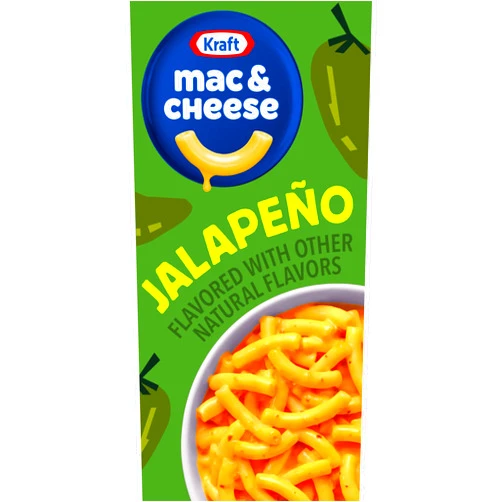 Kraft Mac & Cheese Kraft Jalapeño Flavored with Other Natural Flavors Mac & Cheese Macaroni and Cheese Dinner, 7.25 oz Box
