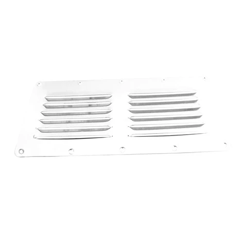 AttreX XDSDDS Rectangular Louvered Air Vent Grill Ventilation Grille Marine Boat Replacement 316 Stainless Steel