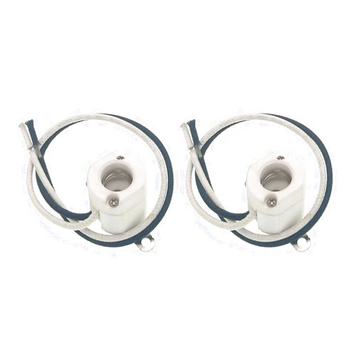 TWDRTDD E11 Mini-Candelabra Base Ceramic Lampholder,TWDRTDD Mini Can E-11 Base Porcelain Halogen Bulb Socket With 8