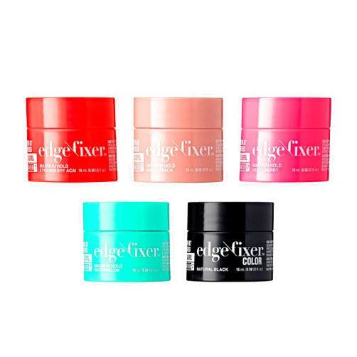 Red by Kiss Edge Fixer 24 Hour Maximum Hold Edge Wax No Flaking Biotin B7 Infused Hair Gel 1.01 fl.oz