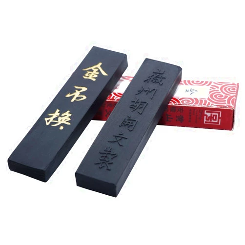 Hukaiwen Ink Block Handmade Oil Smoke Ink Stick for Chinese Japanese Calligraphy and Painting Jbh 31g