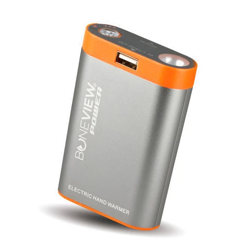 BoneView Electric Hand Warmer Emergency Power Bank with Flashlight - Portable Rechargeable 9900-mAh Battery Pack, Fast Heating Over 8 Hr, Hunting, Fishing, Survival, Camping Gadgets for Men & Women