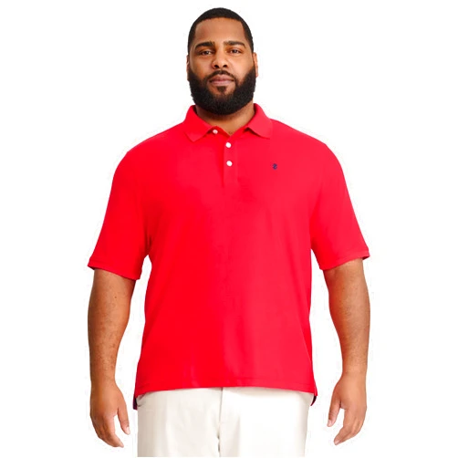 IZOD Men's Big and Tall Advantage Performance Short Sleeve Polo Shirt