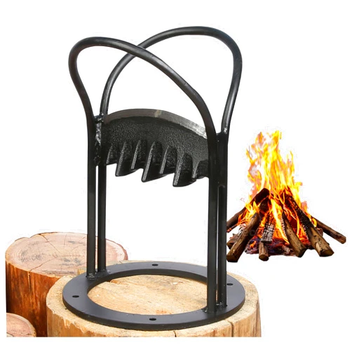 SPEED FORCE Kindling Splitter-Log Splitter-FireWood Splitter–Power Log Splitter Blade Made from CAST Steel, Black Large