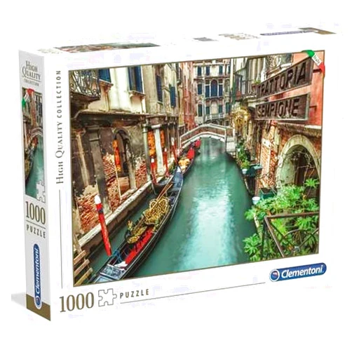 Clementoni Collection 39458 - Venice Canal Puzzle for Adults and Children - 1000 Pieces, Ages 10 Years Plus
