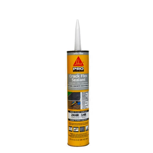 Sikaflex Crack Flex Sealant, Gray, High performance, textured polyurethane sealant, self-leveling, sealant for sealing horizontal cracks, 10,1 fl. Oz