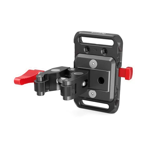 SmallRig Mini V Mount Battery Plate, V-Lock Mount Battery Plate with Crab-Shaped Clamp for Camera Power Supply - 2989