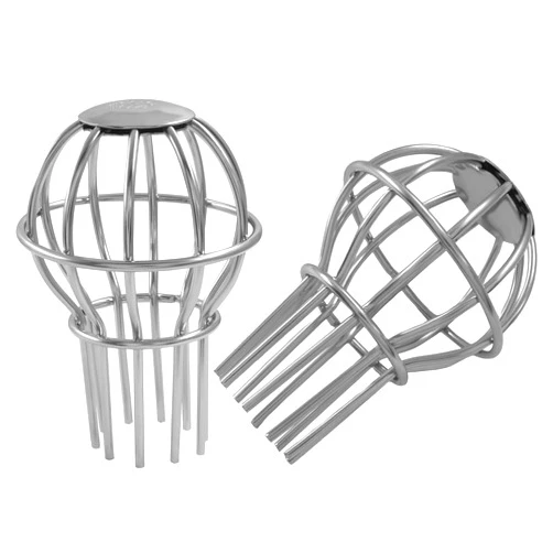 LifCratms 2 Pcs Downspout Leaf Filter Gutter Guard, 2 Inch 304 Stainless Steel Filter Strainer Fits for 1.7