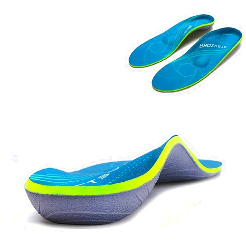 STSVZORR Full-Length Orthopedic Insoles for Plantar Fasciitis Arch Support for Flat Feet Heel Spurs and Foot Pain Running Shock Absorption Inserts