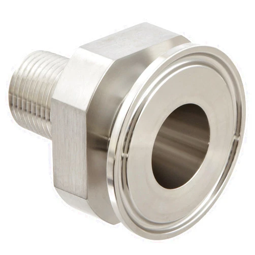 Dixon 21MP-R10050 Stainless Steel 316L Sanitary Fitting, Clamp Adapter, 1