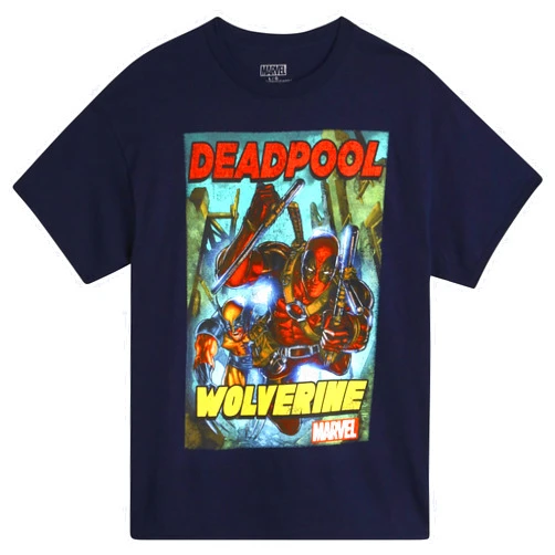 Marvel Men's X-Men T-Shirt - Deadpool and Wolverine Short Sleeve Crewneck Graphic Tee - Superhero T-Shirt for Men (S-XXL)