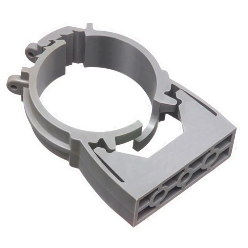 Arlington NM2080-25 Gray One-Piece Non-Metallic UV-Rated Quick-Latch Pipe Hanger, 25-Pack, 3-1/2-Inch EMT, RIGID