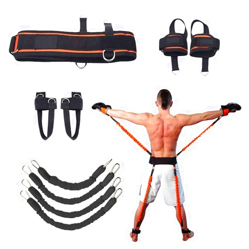 Sunsign Speed and Agility Resistance Bands Trainer for Vertical Jump Squat Boxing MMA Taekwondo Karate Bounce Softball Basketball Volleyball Football Training