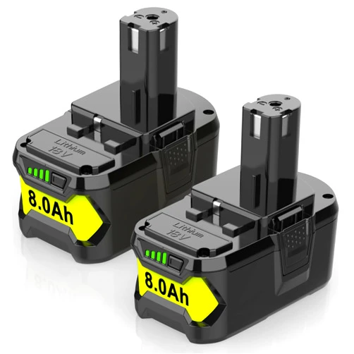 ANTRobut 2Packs 8.0Ah Battery Compatible with Ryobi 18V Battery P108 P102 P103 P104 P105 P107 P109 P122 P145 Replacement Ryobi Batteries