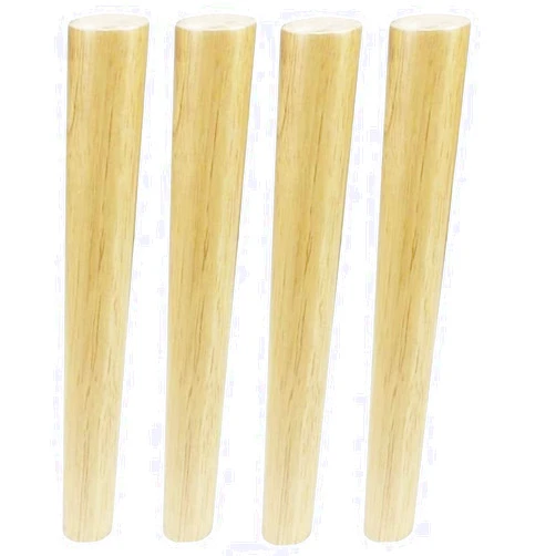 Vvlo 4pcs DIY Support Legs,Solid Wood Sofa Feet,Coffee Table,Bathroom,Bed Feet,Washing Machine,TV Cabinet Furniture Replacement Feet (Size : Bevel 5x30cm)