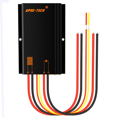 UPNE-TECH Solar Pump Controller, LCB 10A with IP68,Linear Current Boosters Used in Solar Direct Pumping Applications;Compatible Models: 12V or 24 VDC Pumps; Input Voltage: 16 - 50 DC； Potting epoxy Resin Black